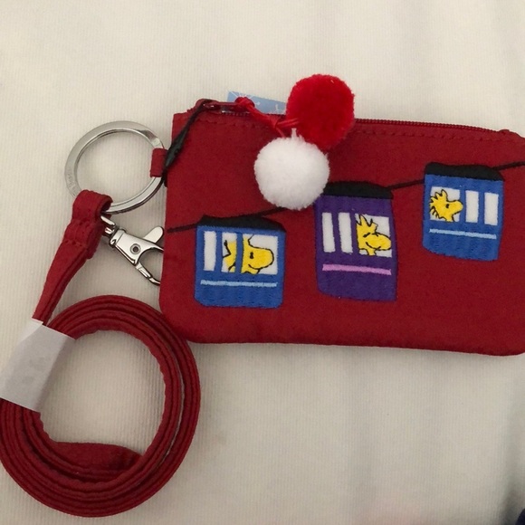 PEANUTS + VERA BRADLEY Zip ID Lanyard NWT - Picture 1 of 6